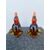 Coppia di pinguini ( fermalibri?) in vetro sommerso.Flavio Poli per Seguso.Murano
