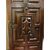 ptci517 - door in carved walnut, 18th century, cm l 89 xh 201 x th. 4.5     