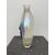 Heavy and iridescent sommerso glass vase with mosaic applications.Murano.     