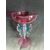Cup in iridescent glass and worked with the pliers.Manifattura Fratelli Toso.Murano.     