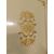 pts735 - n. 3 porte uguali laccate e dorate, mis. cm l 126 x h 255 