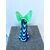 Submerged glass vase with Phoenician &#39;combed&#39; decoration.Fratelli Toso, Murano.     