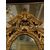specc303 - golden mirror, 18th century, meas. cm l 82 xh 139     