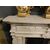 chm681 - fireplace in white Carrara marble, 19th century, cm l 145 xh 124     