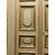 ptl542 - porta laccata e dorata, II metà '700, mis. cm l 142 x h 251 