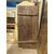 ptcr463 - rustic door in walnut, to be restored, measuring 78 cm l 6 cm (rabbet each side) xh 194     