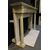 chm684 - fireplace in white Carrara marble complete with threshold, from Milan, first quarter of the 19th century, the fireplace measures cm 168.5 xh 120 x d. 33     