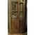 pti693 - glass door in chestnut, 19th century, measuring cm l 100 xh 191     