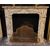 chm641 - Pompadour fireplace, cm l 115 xh 106     