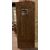 ptcr474 - rustic chestnut door with window, cm l 75 xh 192     