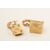 Pair of special gold pendant earrings - G / 410     
