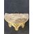 Mensola in maiolica decorata con losanghe,mascheroni e motivi vegetali in rilievo.Manifattura di Angelo Minghetti.Bologna.
