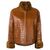 1990s Carlo Tivioli Leather And Fur Jacket
