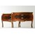 Pair of chest of drawers in Thuja briar and elm with feral foot-shoe (ex Barilla collection)     