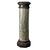 Florence, 14th century, Cipollino green marble column with revolving capital     