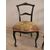 Pair of chairs in ebonized solid walnut - end 800 - good condition     