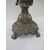 Alzata centrotavola argentata con putto - vetro soffiato - vaso - statua - 900