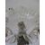 Silver centerpiece stand with putto - blown glass - vase - statue - 900     