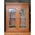 Double walnut buffet sideboard - bookcase - display cabinet - half of the 19th century     