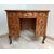 Baroque desk veneered in walnut briar - Louis XV style - 94 cm long!     