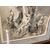 Antique fountain drawing from the 19th century signed and dated 1865 mis 54 cm x 51 cm     