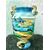 Majolica vase with snake handles and Urbino-style historiated decoration.Cantagalli manufacture.Florence.     