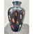 Globular glass vase covered with silver leaf and murrine.Signed Michielotto 1988.Murano.     