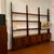 Large wall bookcase La Permanente Mobili Cantù from the 1950s     