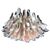 'Flamingo' Italian Chandelier Ceiling Light, Murano