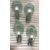 Four Sconces in the Style of Fontana Arte, Italy, 1970
