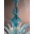 Late 20th Century Murano Glass Italian "Queen Turquoise" Chandelier, 1980s