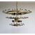 Pair of Palmette Chandeliers Barovier & Toso Style, Murano