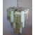 Pair Tronchi Chandeliers Style Toni Zuccheri, Murano, 1980s