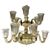 Italian Chandelier Gold Inclusion by Barovier & Toso, Murano, 1940s