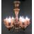 Pink and Gold Chandelier by Barovier & Toso, Murano, 1950