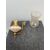 Lampada applique in vetro pesante con bolle,lattimo e foglia oro.Manifattura Salviati.Murano.