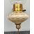 Lampada applique in vetro pesante con bolle,lattimo e foglia oro.Manifattura Salviati.Murano.
