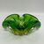 Green Murano glass ashtray from the 1960s     