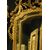  specc377 - specchiera in legno dorato e intagliato, misura cm l 83 x h 151 