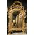 specc377 - mirror in gilded and carved wood, measuring cm l 83 xh 151     