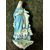 Holy water stoup in bisque porcelain depicting the Madonna with doves. France.     