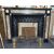 chm250 directory fireplace with black marble inlay beige
