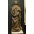 dars461 - statua scolpita in legno, epoca '600, misura cm l 35 x h 102 x p. 25 