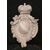 Elegante stemma araldico veneziano finemente intarsiato - 60 x 39 cm - Marmo Rosa asiago e Carrara - xx secolo