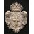 Fantastico stemma Araldico Veneziano - 40 x 29 cm - Marmo d'Istria e Giallo Siena - Fine '800 