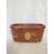Vaschetta da centro con stemma araldico centrale - 28 x 14 cm - Marmo Rosso Francia - xx secolo