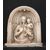 Bellissima Madonna col Bambino - Edicola - Marmo Greco Thassos - 70 x 63 cm - Venezia - Periodo '700