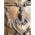 Devotional terracotta panel depicting San Vincenzo Ferreri. Emilia Romagna.     