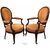 Antique pair of Louis Philippe rosewood armchairs - period 800     