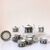 FORNASETTI for ROSENTHAL, Coffee and tea set with Palladian decoration     